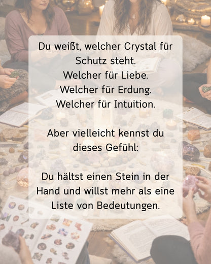 Crystal Alchemy – Die Sprache der Steine | Steinheilkunde Workshop | HEJLUNA Bruchsal