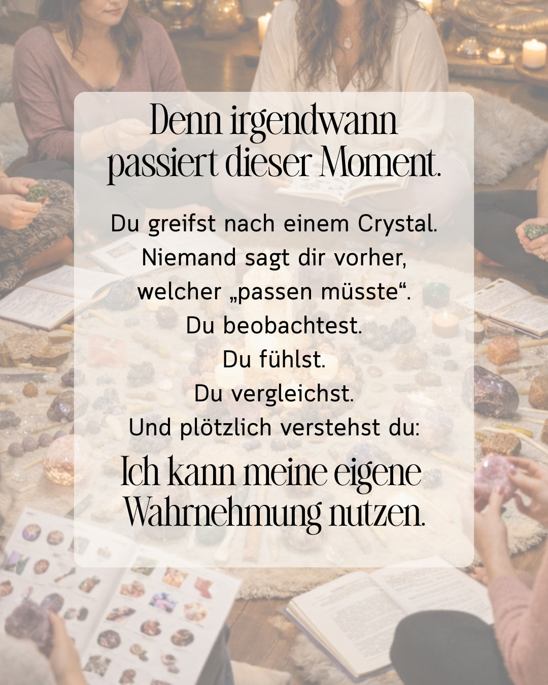 Crystal Alchemy – Die Sprache der Steine | Steinheilkunde Workshop | HEJLUNA Bruchsal