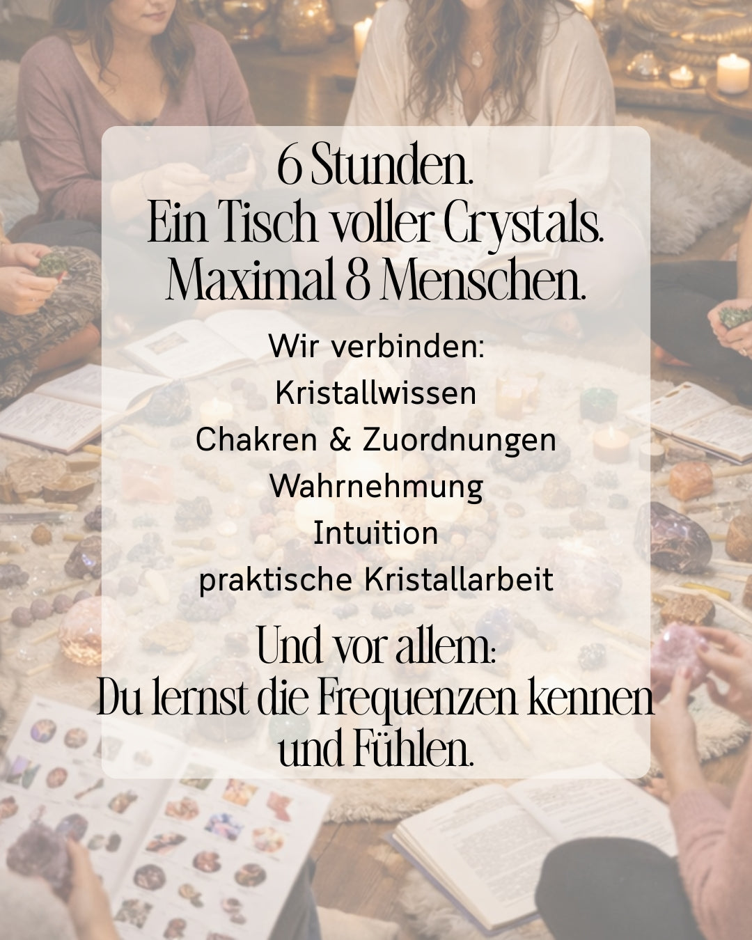 Crystal Alchemy – Die Sprache der Steine | Steinheilkunde Workshop | HEJLUNA Bruchsal