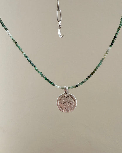 Smaragd Kette Heart Bloom | Herzöffnung | Einzelstück