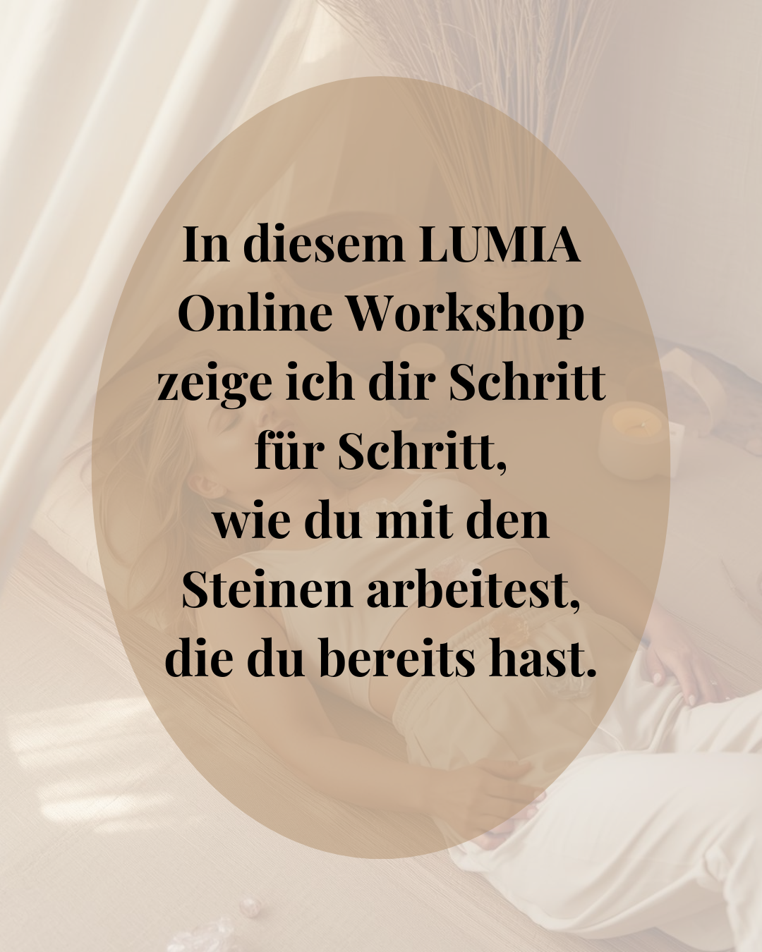 LUMIA · Online Workshop Working with the Crystals you already have