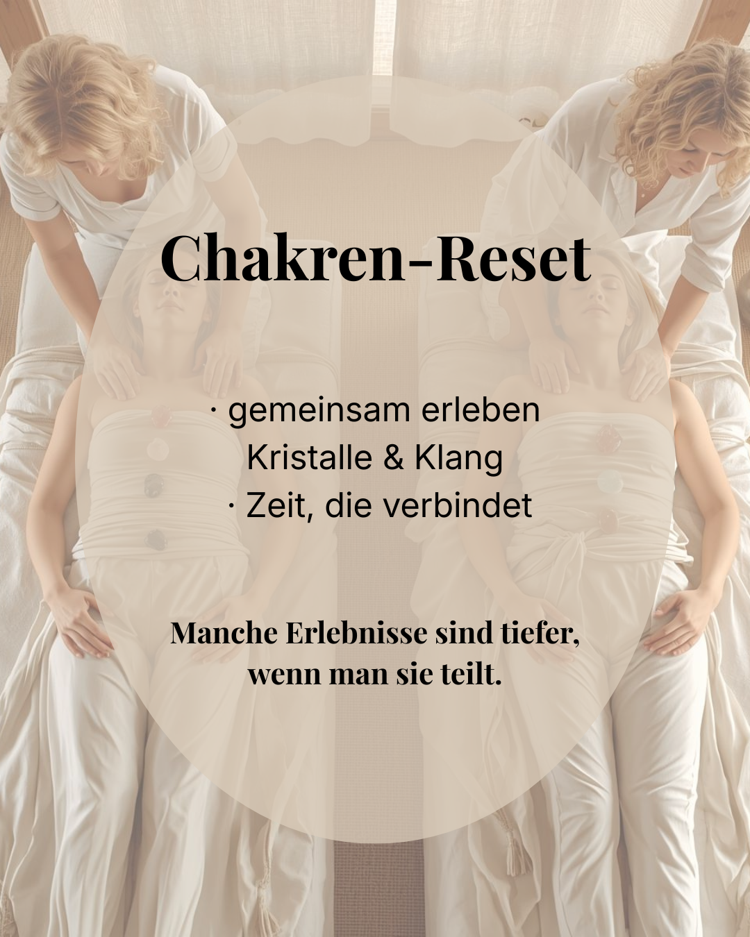 Chakren-Reset · gemeinsam erleben | Partner Crystal Healing