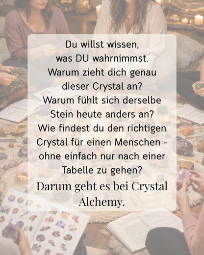 Crystal Alchemy – Die Sprache der Steine | Steinheilkunde Workshop | HEJLUNA Bruchsal