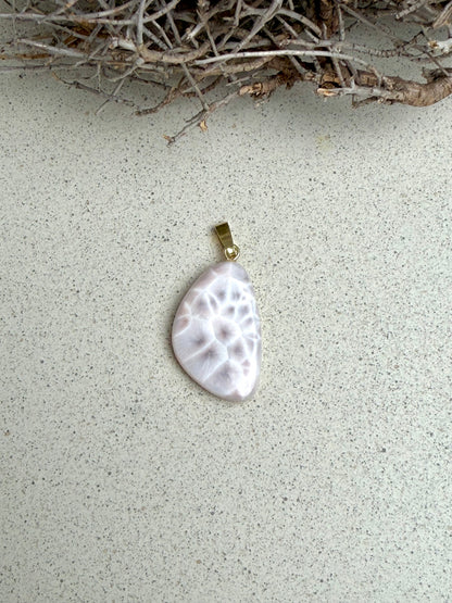 Pink Natrolith – Anhänger