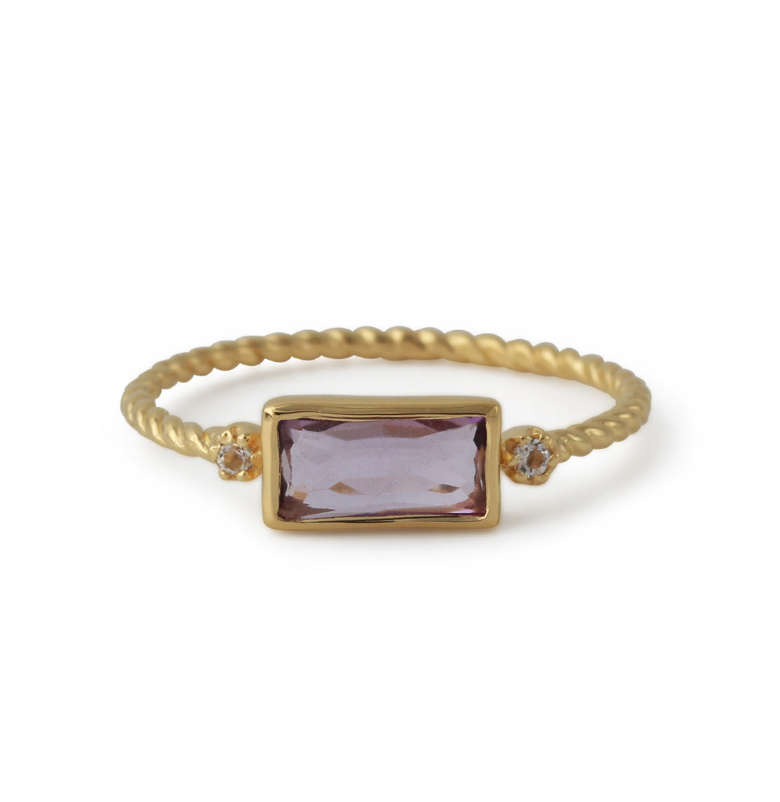 Amethyst | Topas Ring