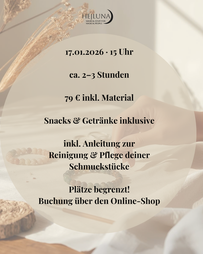 Workshop | Create Your Own Year One Bracelet · One Year · One Intention | Einführungspreis