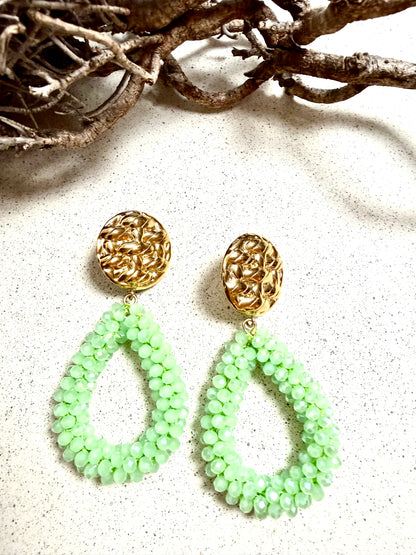 NOIRÉ – facettierte Statement-Ohrringe (Unikat)