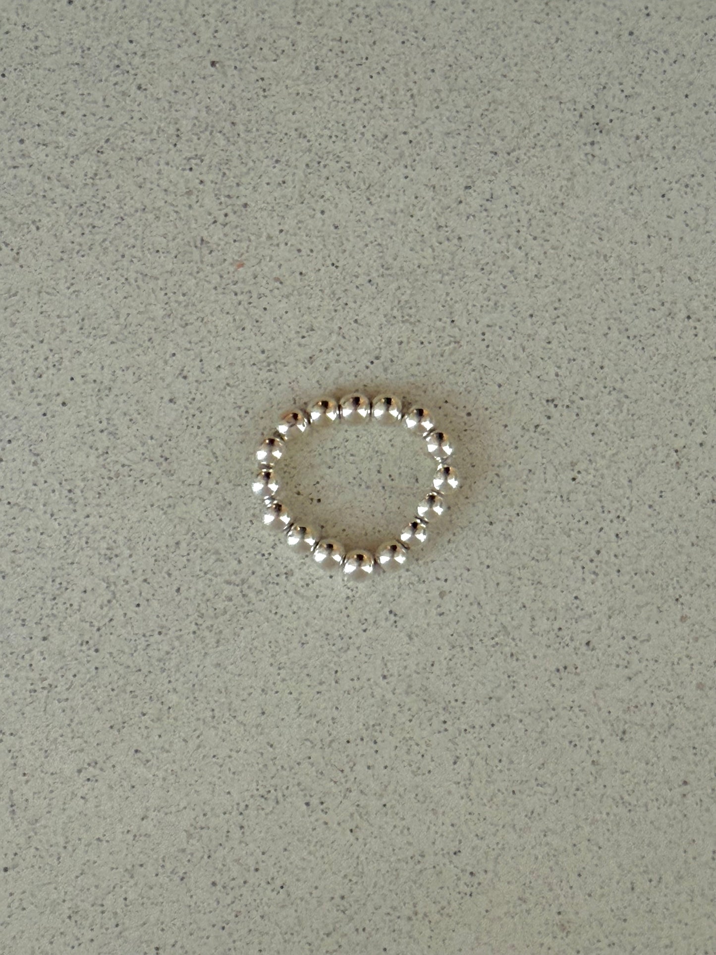 Perlenring auf Gummizug | verschiede Steinsorten