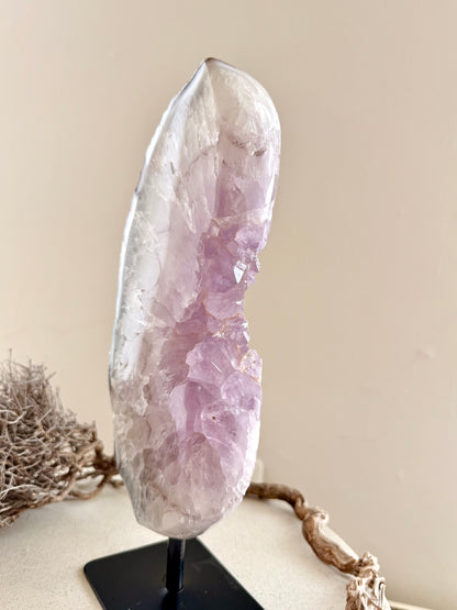 Amethyst Halbmond XL – 29 x 12 cm