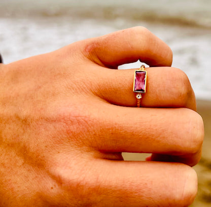 Amethyst | Topas Ring