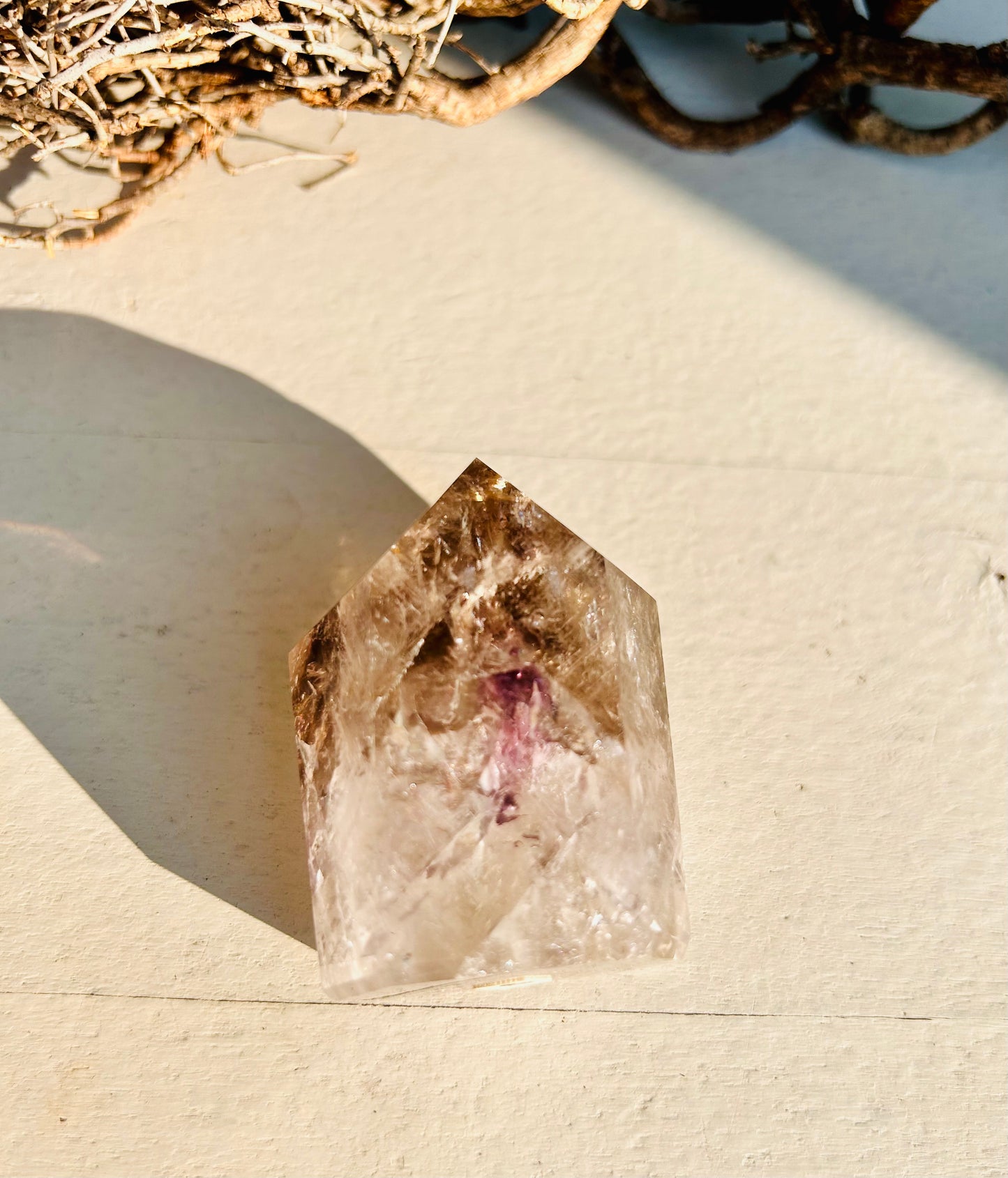 Rauchquarz/Amethyst Phantom | Unikat