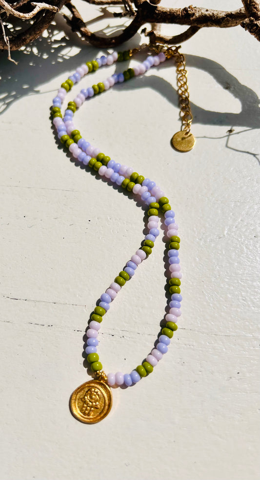 Rocailles Perlenkette | Handmade