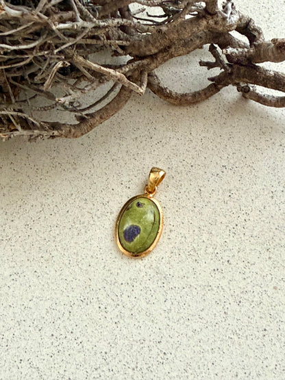 Atlantisit – Anhänger Tropfen & Oval | Einzelstücke