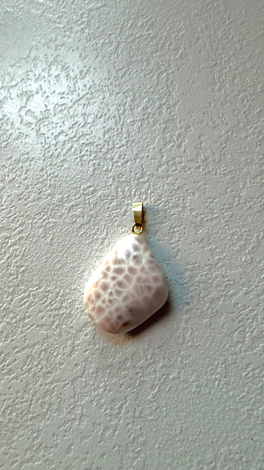 Pink Natrolith – Anhänger