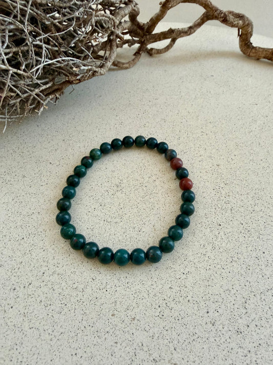 Heliotrop Perlenarmband