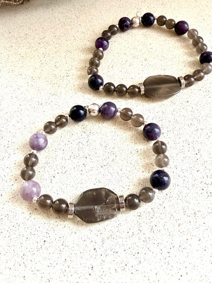 Stardust Collection | Tektit × Sugilith Armband