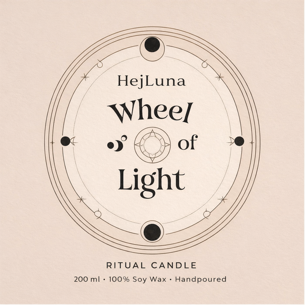 Wheel of Light - Ritualkerze für den Kreis des Jahres