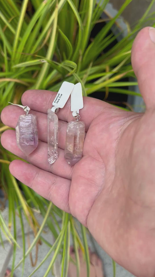 Vera Cruz Amethyst Anhänger mit Silberöse